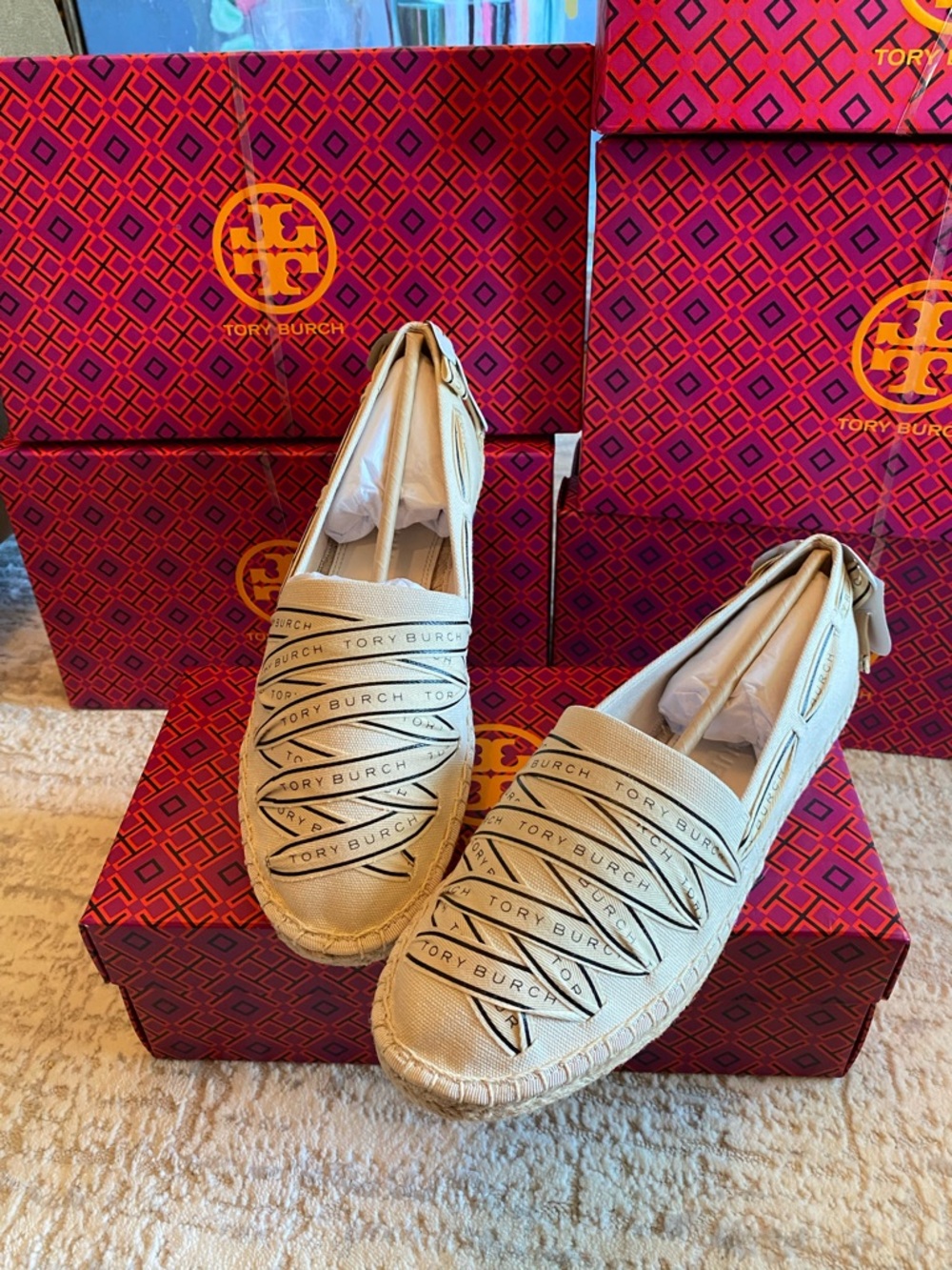 Tory Burch Tory Ribbon Espadrille